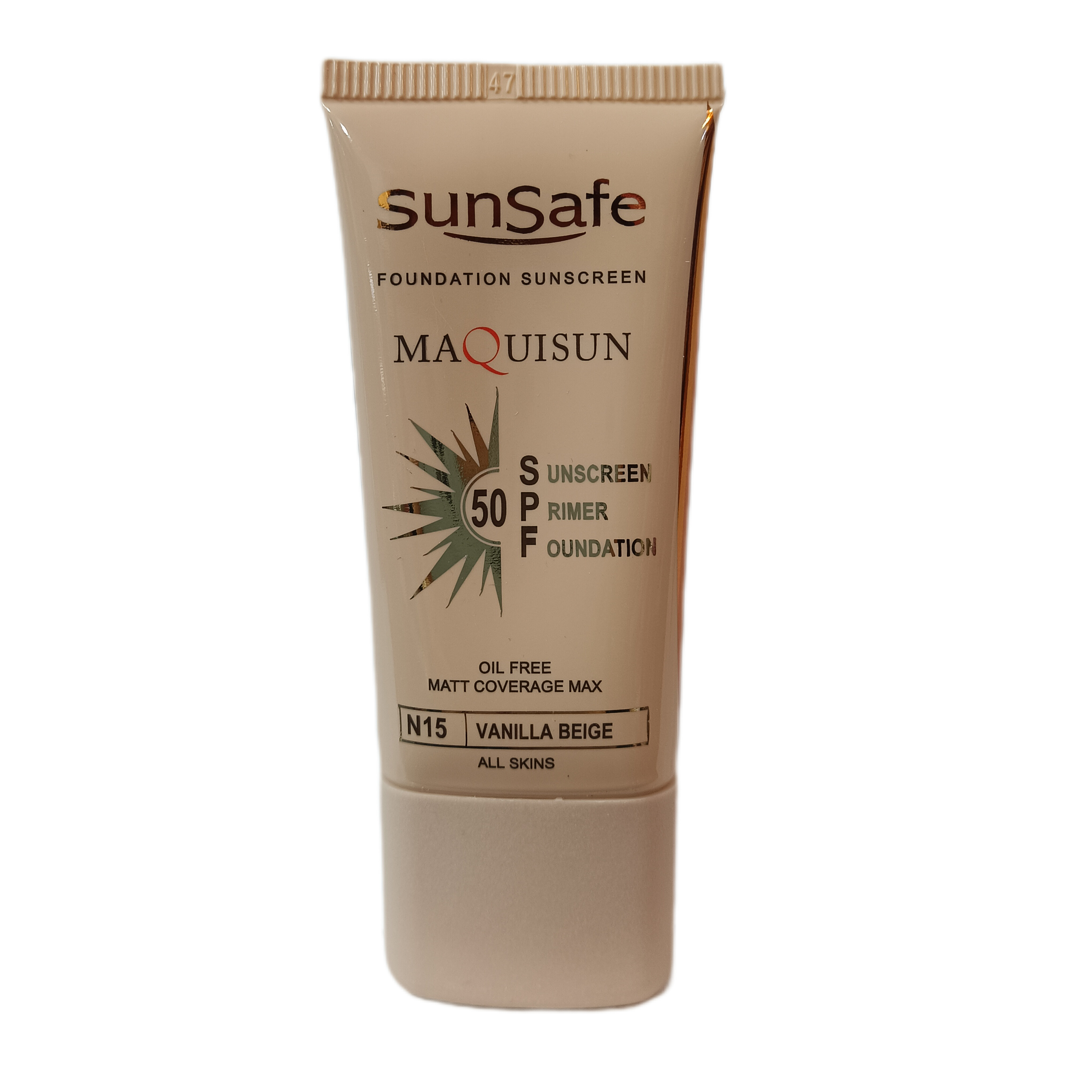 ضدآفتاب بژ وانیلی مکسان سان سیف