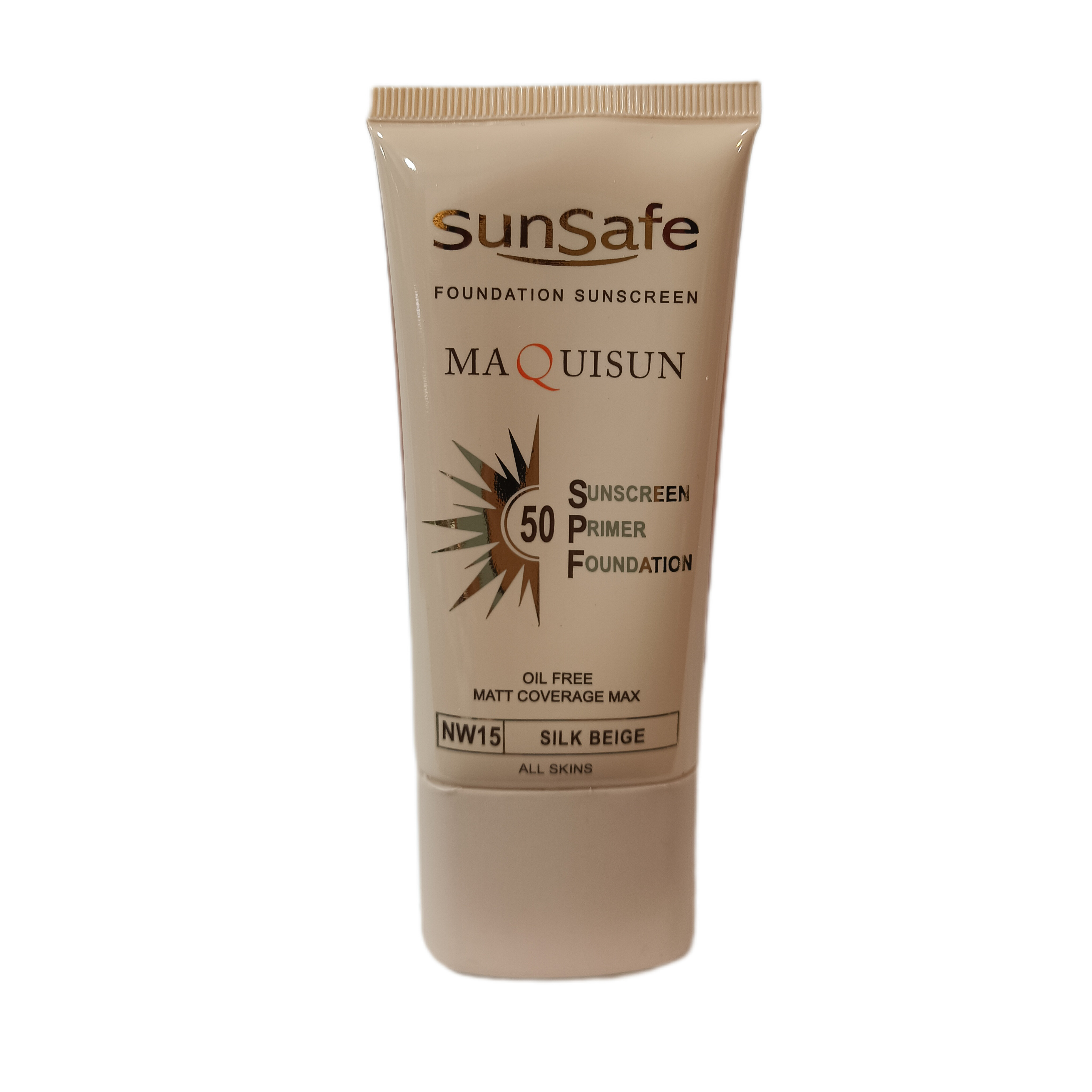 ضد آفتاب بژ ابریشمی مکسان سان سیف