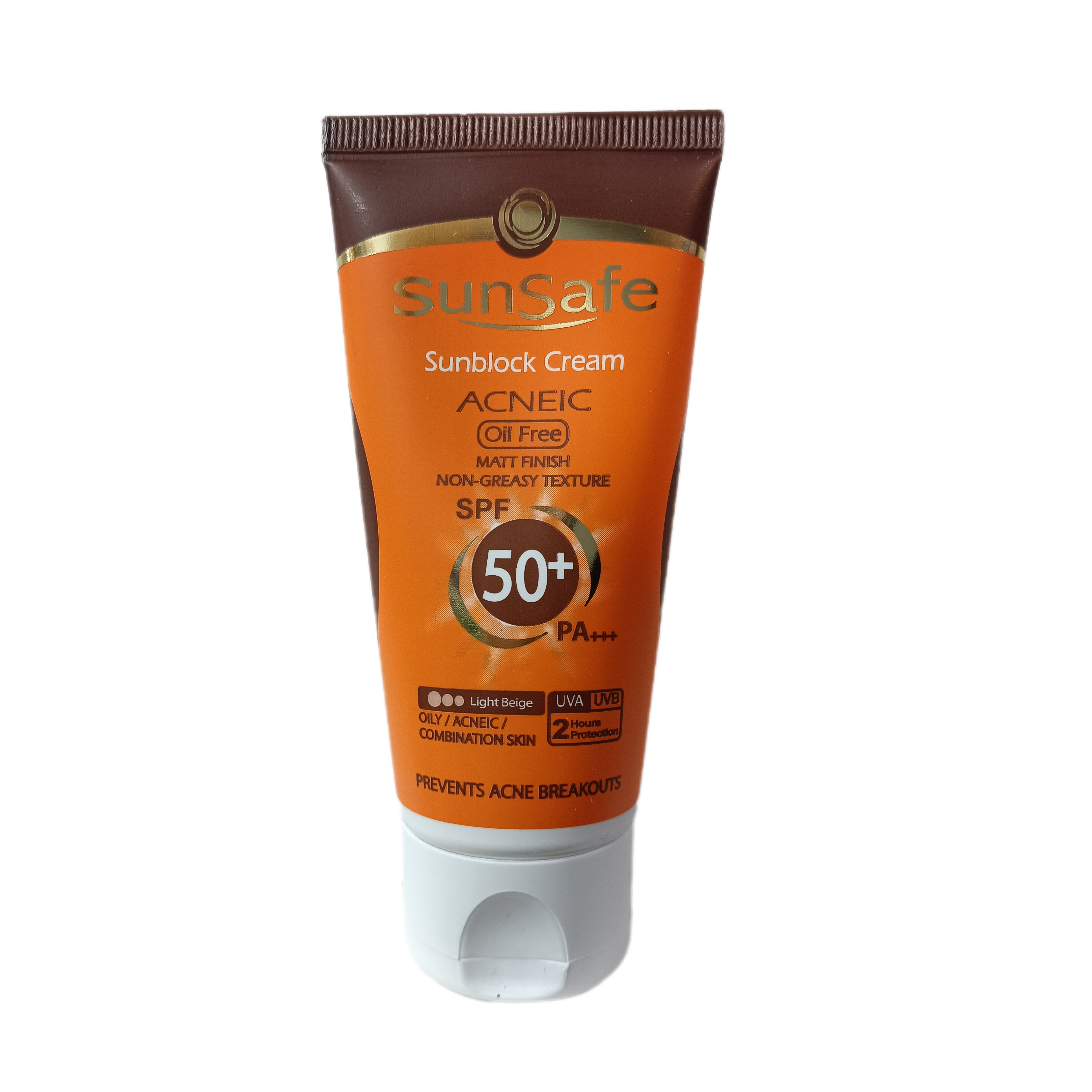 ضد آفتاب بژ روشن فاقد چربی سان سیف