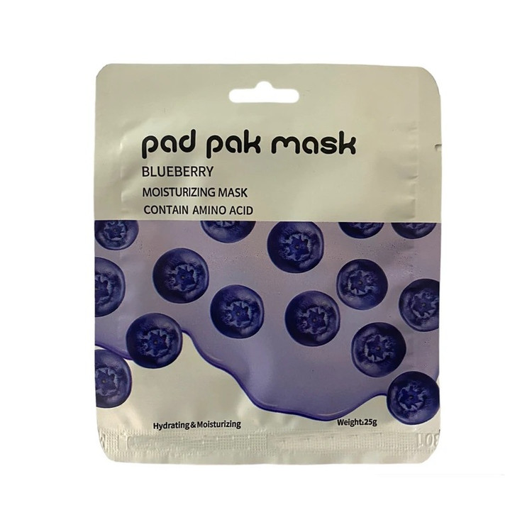 ماسک صورت پد پاک مدل بلوبری